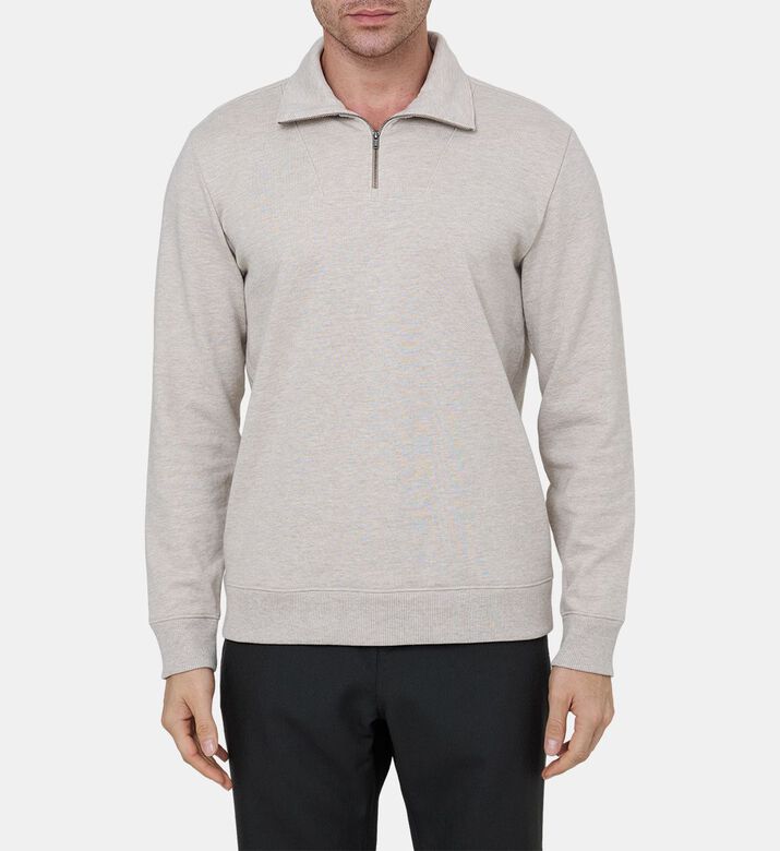Half-zip Closure Sweatshirt