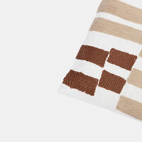 Nigel Embroidered Print Pillow