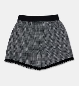 Twinset Checkered High-waist Shorts, Packshot View