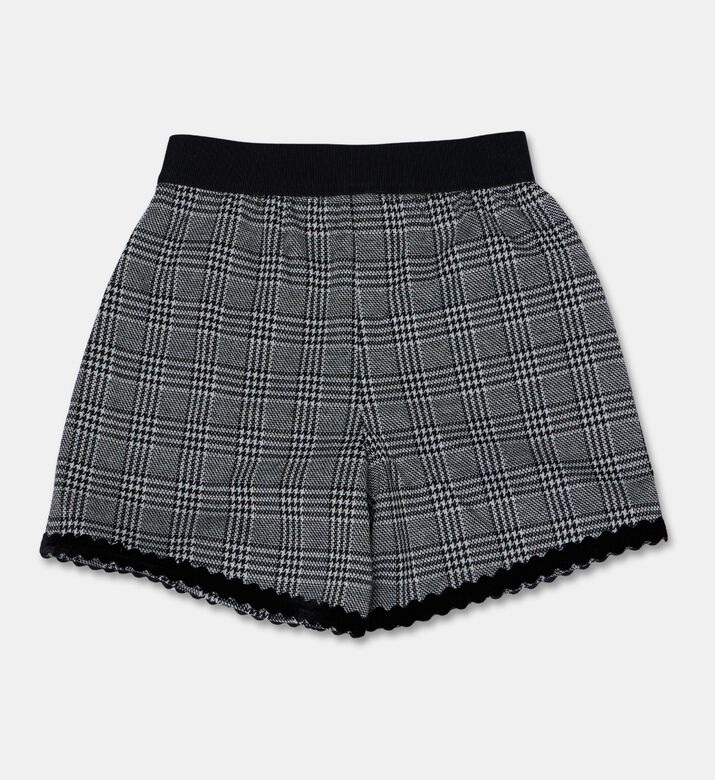 Twinset Checkered High-waist Shorts, Packshot View