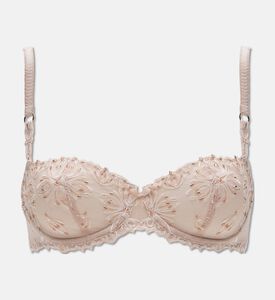 Chantelle Regular-fit Lace Demi Bra, Beige, 90, E, Packshot View