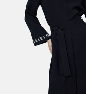 Crystals Embellished Viscose Dress Crystals Embellished Viscose Dress