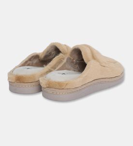 Salvi Flexible Faux-fur Slippers, Brown, Eu-38, Packshot View