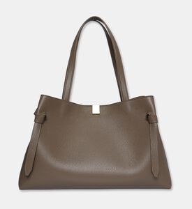 Yuzefi Gyoza Leather Top Handle Tote Bag, Packshot View