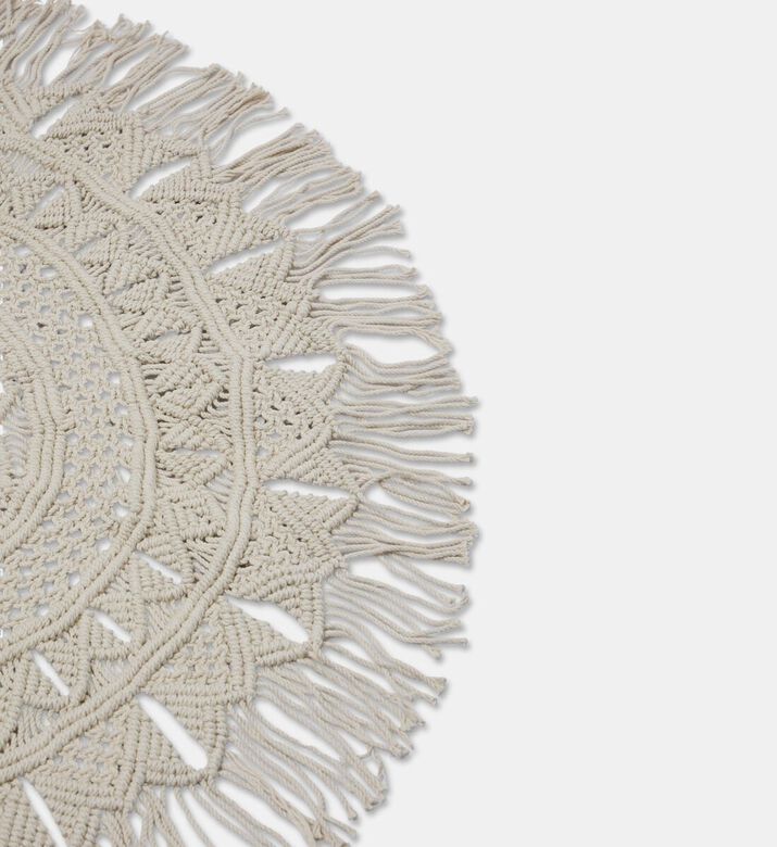 Home Deco and More Dunia Cotton Round Carpet, Packshot View