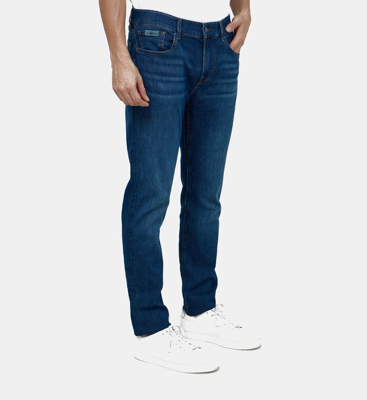 بنطال جينز سليمي بخصر متوسط