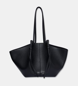 Yuzefi Mochi Suede Large Bag, Black, Packshot View