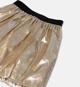 DKNY Metallic Elastic Waistband Skirt, Packshot View