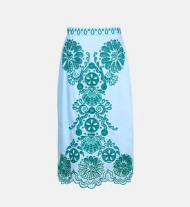 Graphic Richelieu Midi Skirt Graphic Richelieu Midi Skirt