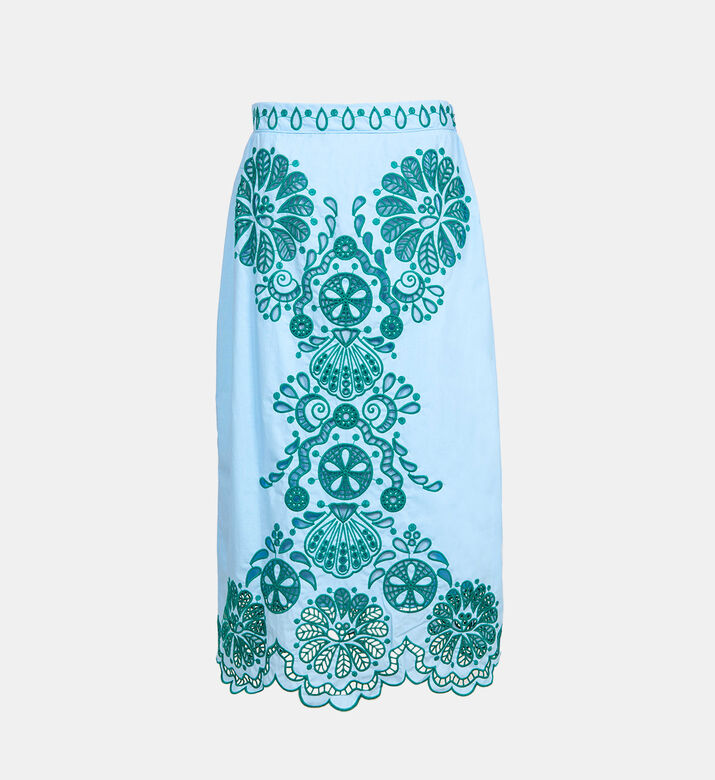 Graphic Richelieu Midi Skirt Graphic Richelieu Midi Skirt