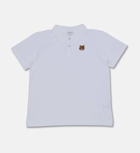 Maison Kitsune Polo Head, White, 8y, Packshot View