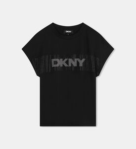 Organic Cotton Strass Illustration T-shirt