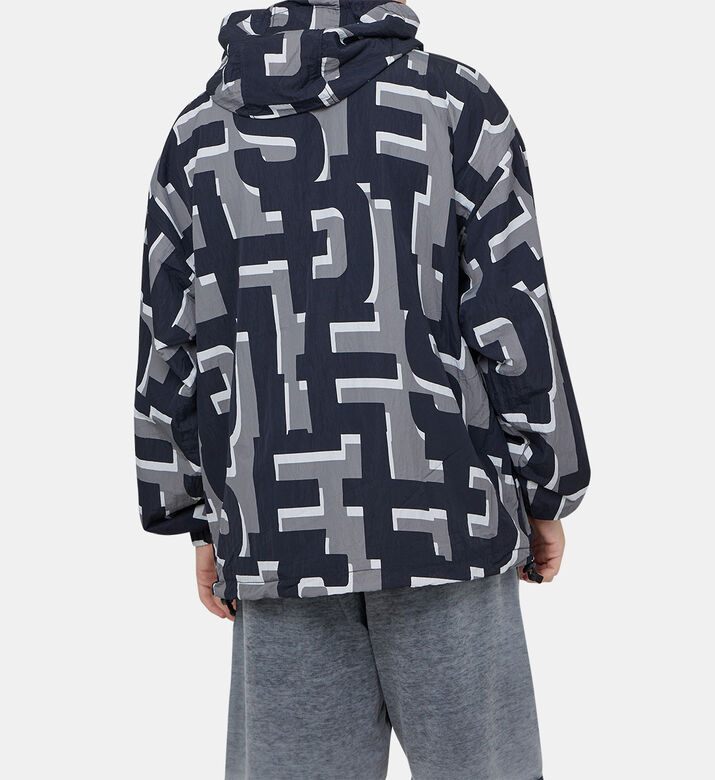Monogram-print Hooded Windbreaker Monogram-print Hooded Windbreaker