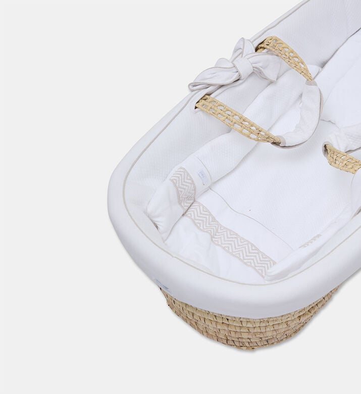 My First Collection Wicker Moses Basket, Packshot View