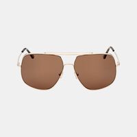 Acetate Double Bridge Square Sunglasses 61