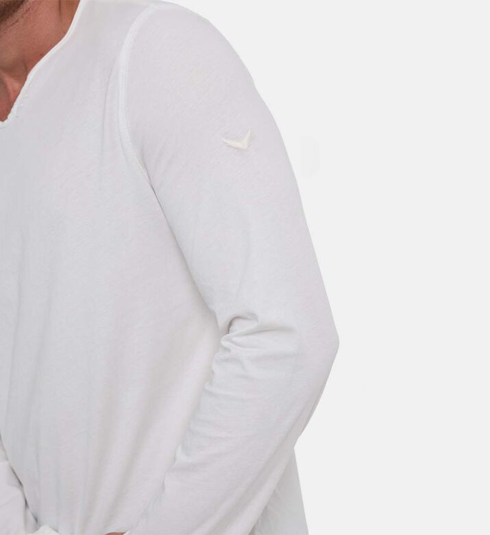 Zadig et Voltaire Monastir Cotton T-shirt, Off-white, L, Model View