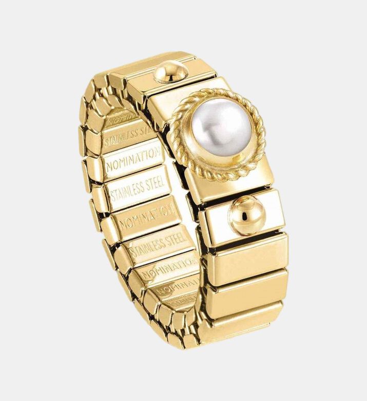 Pearl Round Stretchable Ring