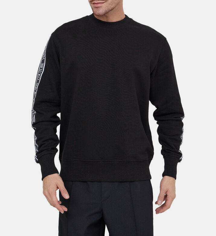 Logo Tape Cotton Sweatshirt Logo Tape Cotton Sweatshirt