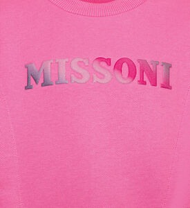 سويت شيرت قطن بلوغو منقوش