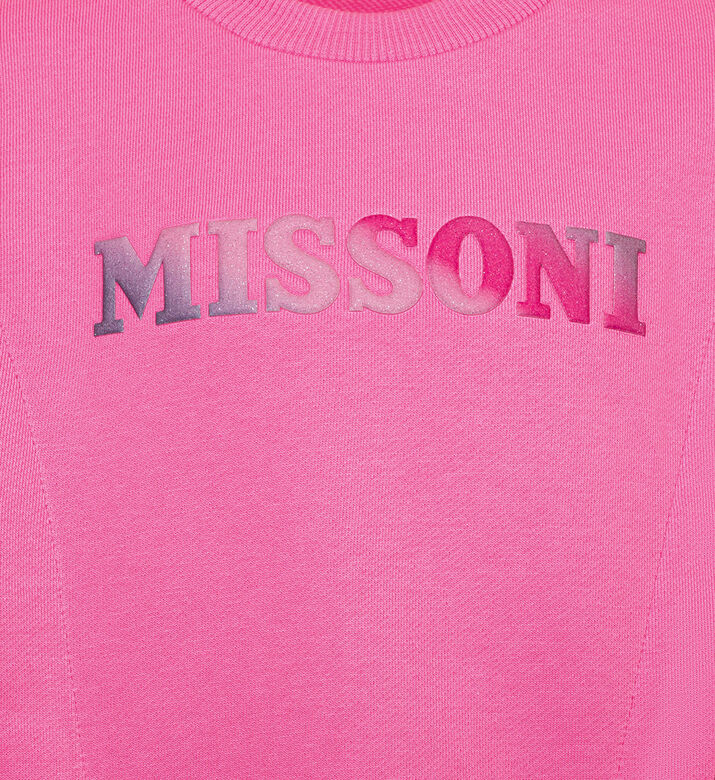 Embossed Logo Cotton Sweatshirt