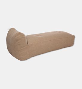 Home Deco and More Nirvana Resort-like Sunlounger, Orange, Packshot View