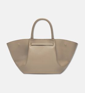 Demellier City-inspired Leather Bag, Taupe, Packshot View