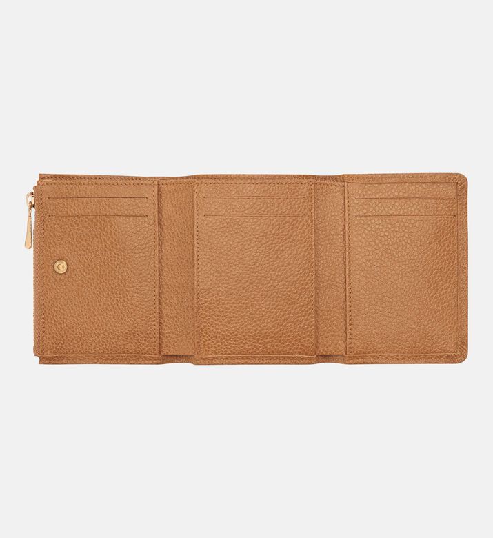 Longchamp Le Foulonn&eacute; Compact Zip Wallet, Aqua, Packshot View