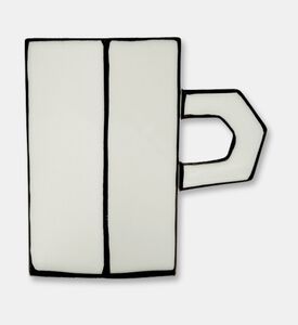 Serax Black-n-white Double Espresso Cup Saucer, Packshot View