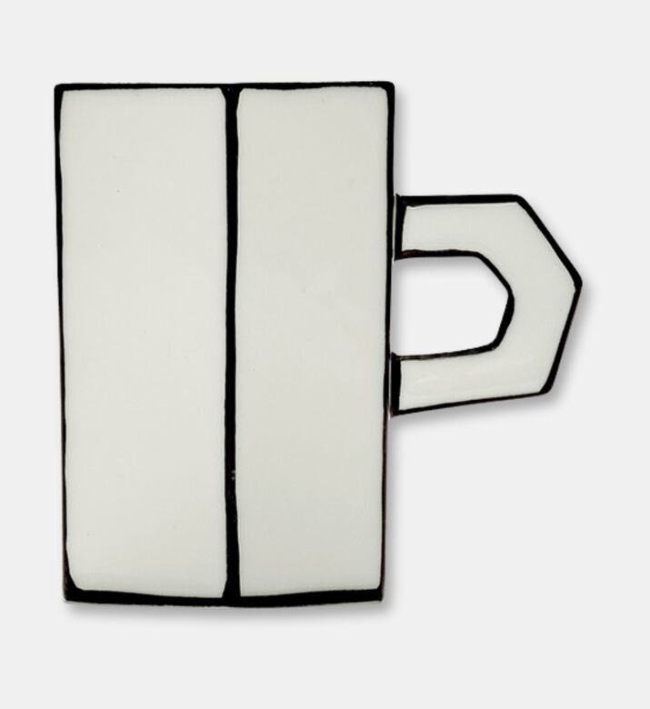 Serax Black-n-white Double Espresso Cup Saucer, Packshot View