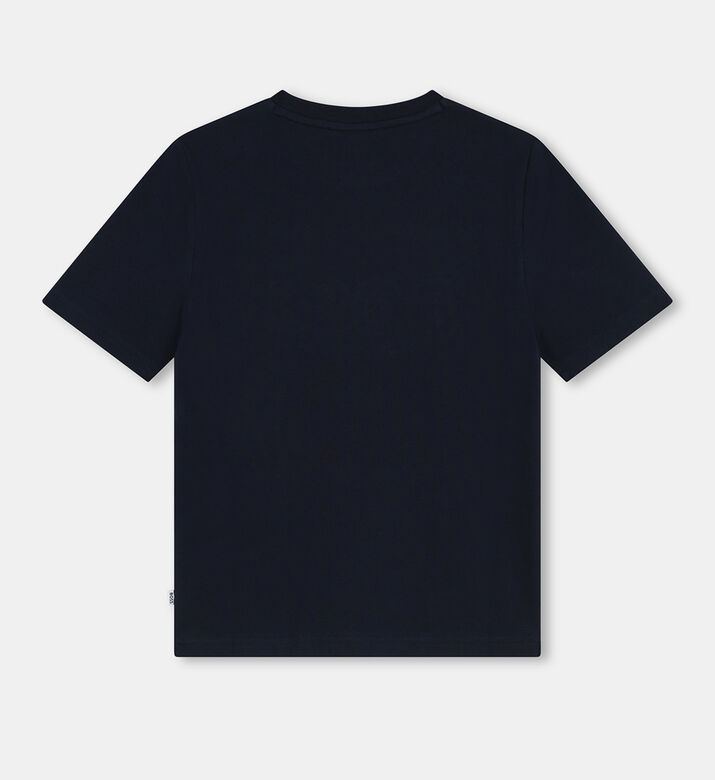 Boy Contrast Piping Pique T-shirt