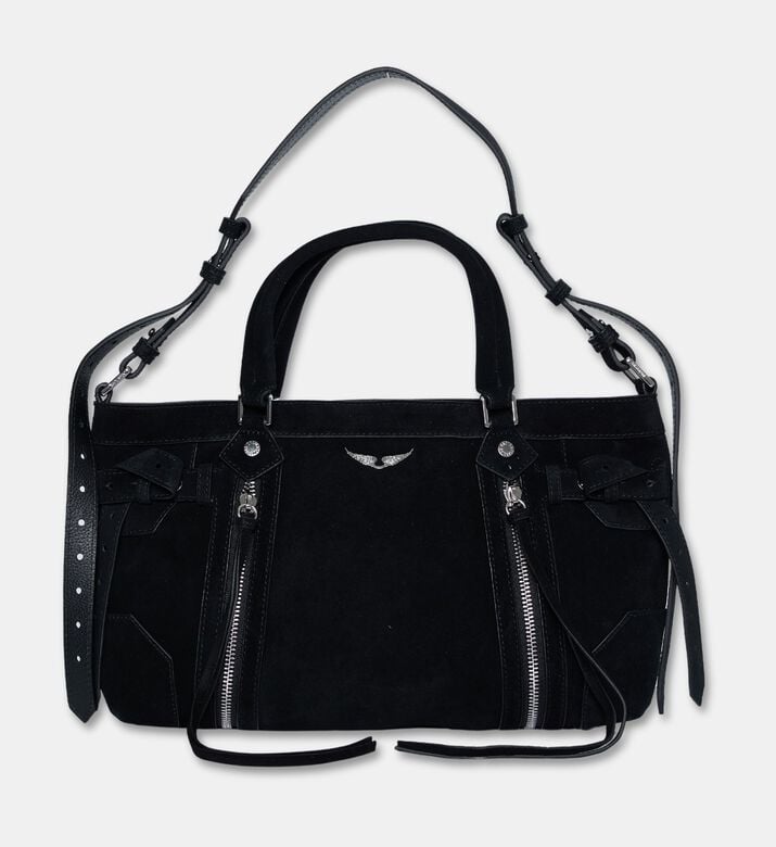 Zadig et Voltaire Bag Madison Suede, Black, Packshot View
