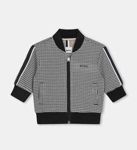 كارديغان مزين بنقشة