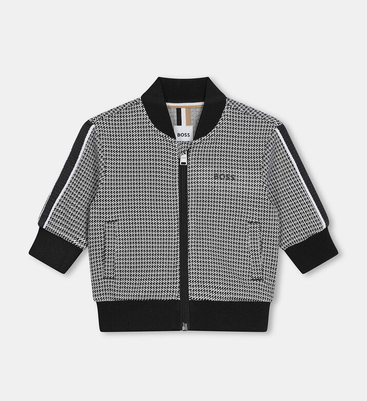 Pattern Print Cardigan