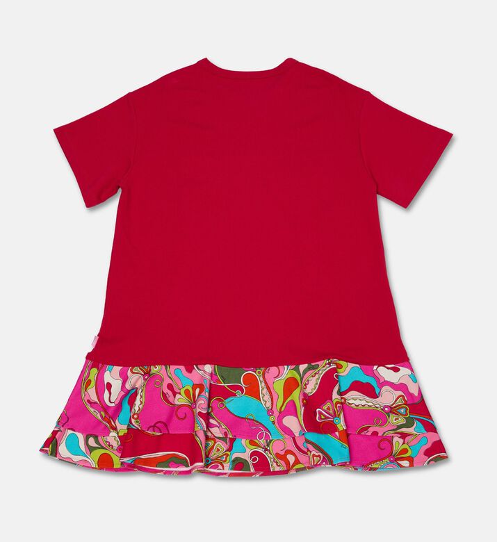 Emilio Pucci Ruffle-hem Jersey Dress, Packshot View