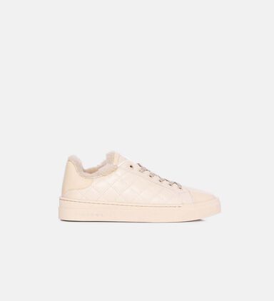 Quilted Patent Leather Trainers