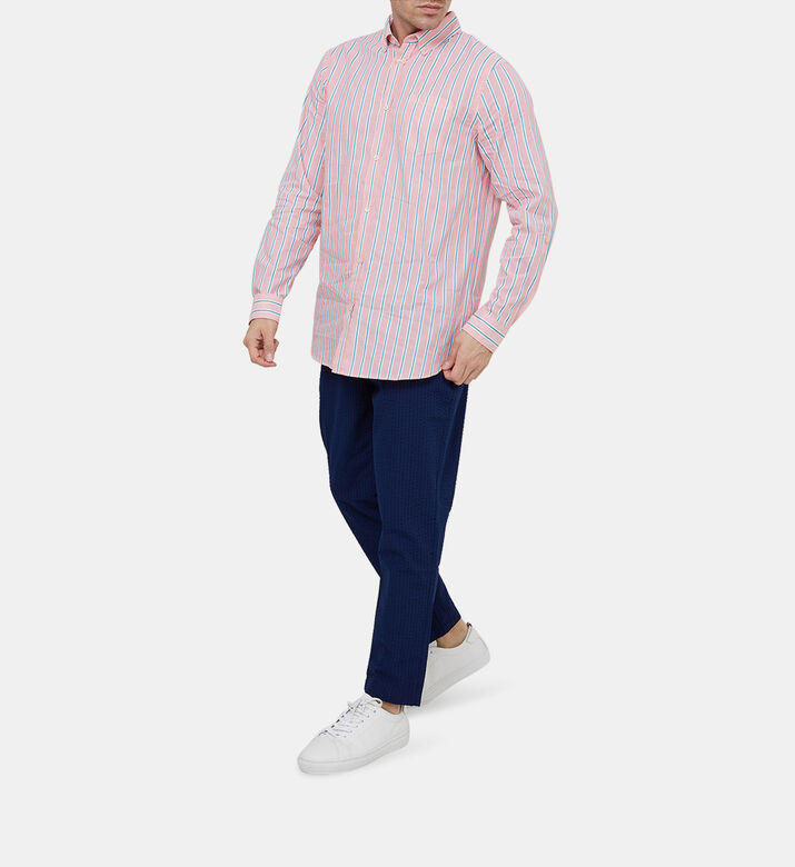 Finch Regular Tapered Seersucker Joggers