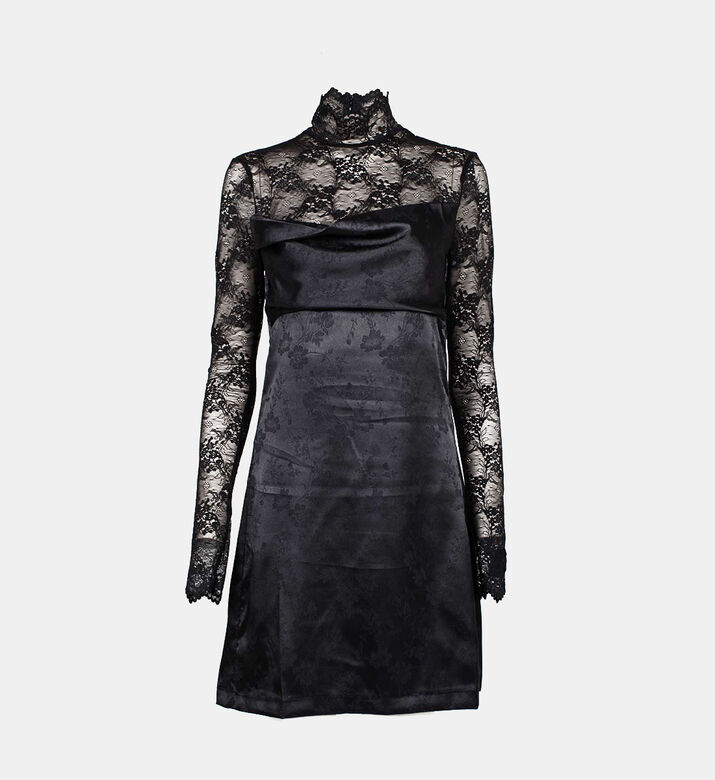 فستان منسدل الخصر دانتيل لافانا