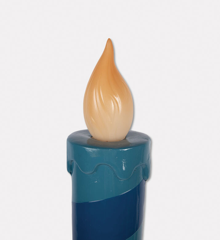 Clayre & Eef Candle With Led Blue 2xaa, Packshot View