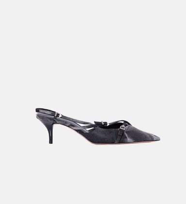 Slingback Kitten Heel Sandals