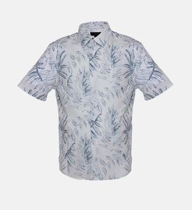 قميص بنقشة أوراق شجر على كامله