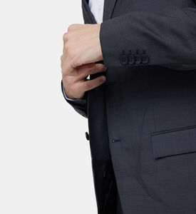 Single Breasted Wool Suit Blazer