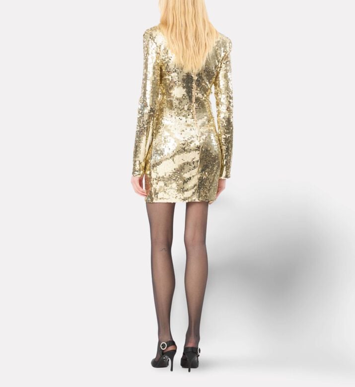 Rotate Dress Sequins, Model View