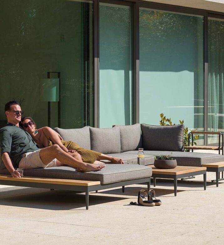 Lifestyle Garden Topaz Corner Lounge Sofa, Packshot View