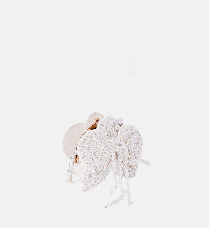 Giula Blooming Flower Pearly Strap Wristlet Handbag