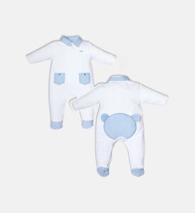 Striped Collar Romper