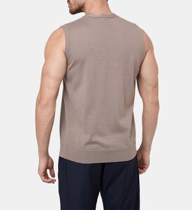 Merino Wool Sleeveless Sweater