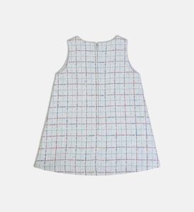 Jules and Juliette Paris Tweed Sleeveless Round Neck Dress, Packshot View
