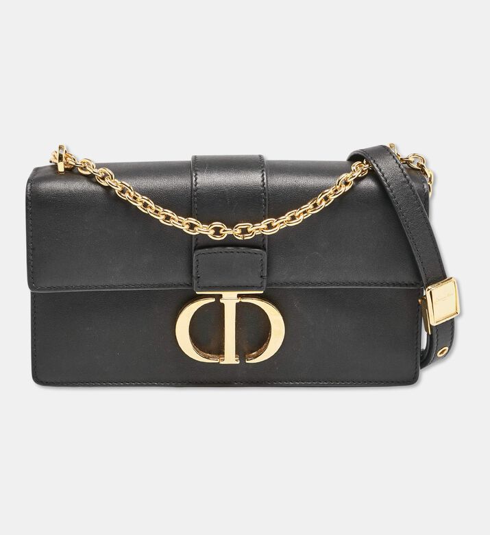 Dior Preowned Dior Leather East West Montaigne Chain Bag, Packshot View