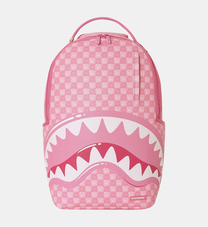 Sprayground Backpack Pink New Check Faces, Packshot View