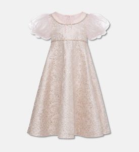 Lelyte Bridgeton Jacquard Puff-sleeve Dress, Packshot View
